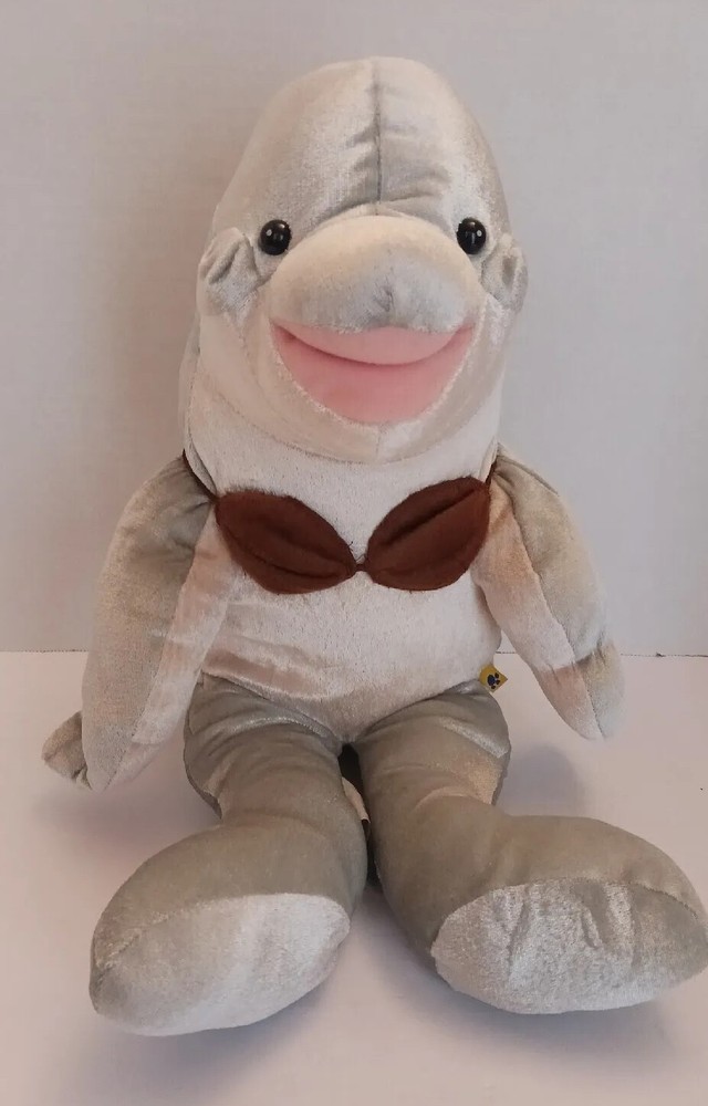 Build A Bear Silver Gray Dolphin Only Release Florida Hawaii Plush 19