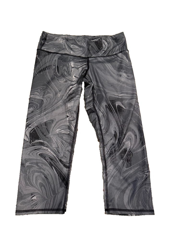 ALO Yoga Cropped Airbrush Marble Leggings in Size Small for Women