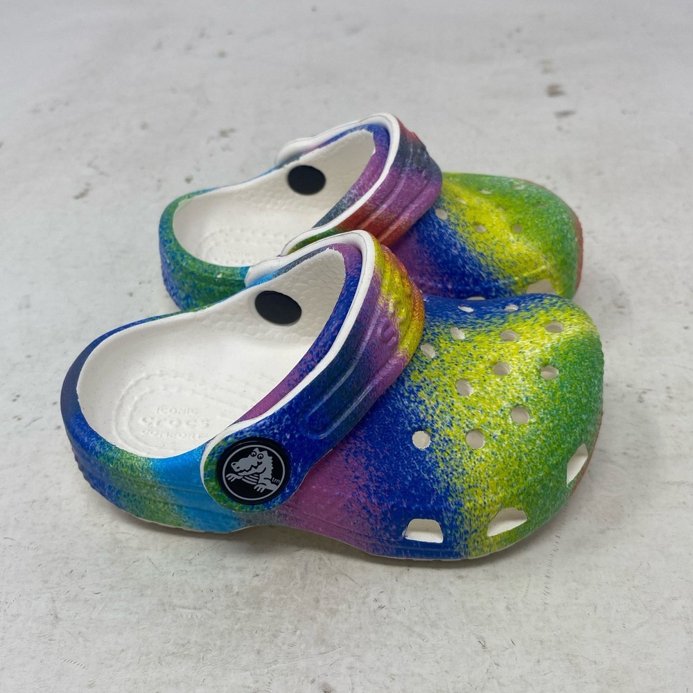 Crocs Kids Classic Tie-Dye Clog C4 Multicolor