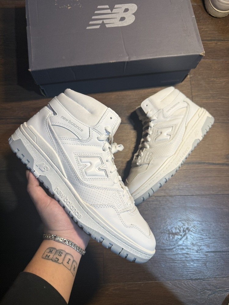 New Balance 650 Triple White US Men’s 10.5 Women’s 12 With Box