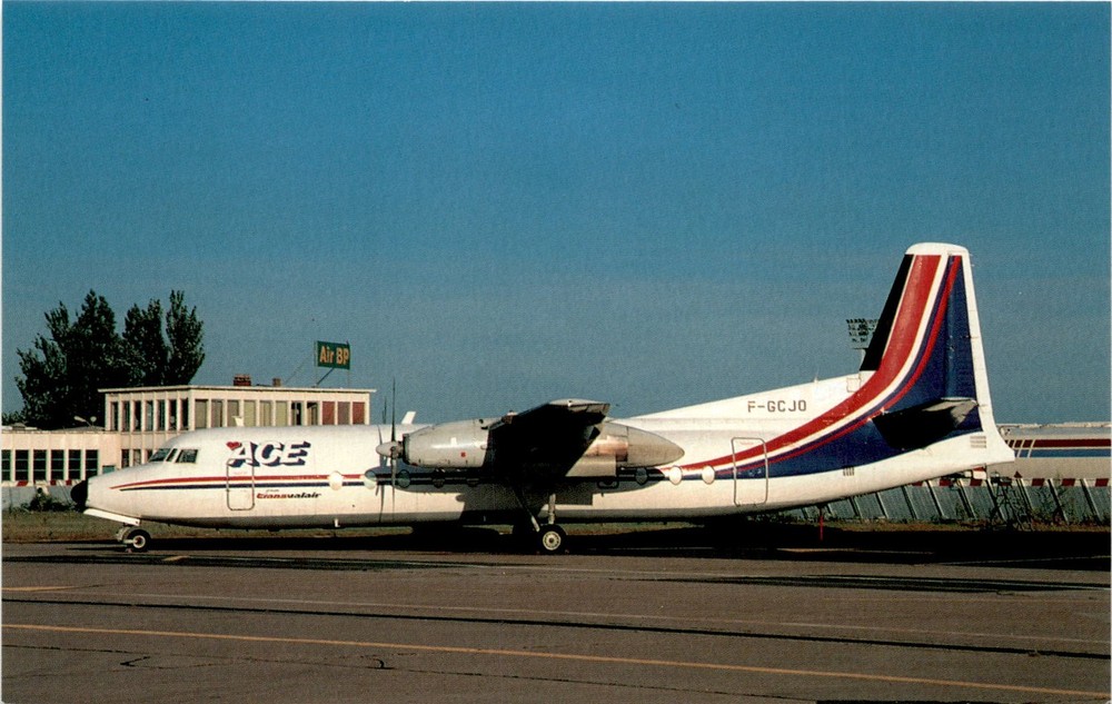 ACE, transualair, Air BP, F-GCJO AIR CHARTER EXPRESS, FH Postcard
