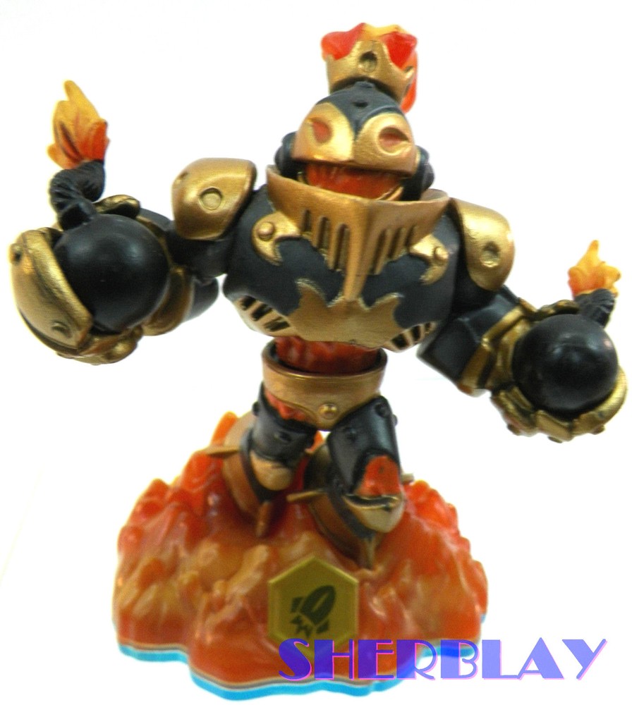 Figura suelta de videojuego Skylanders Swap Force Fire Element BLAST ZONE