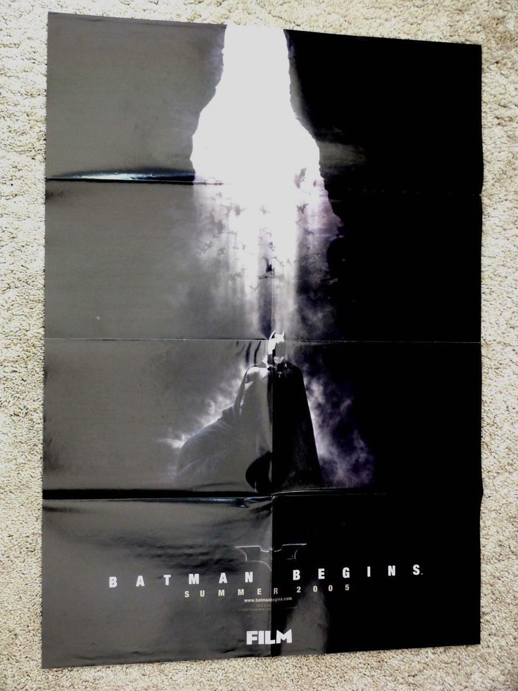 Batman Begins & Ocean's Twelve Double-Sided Reproduction Promo Poster  -image