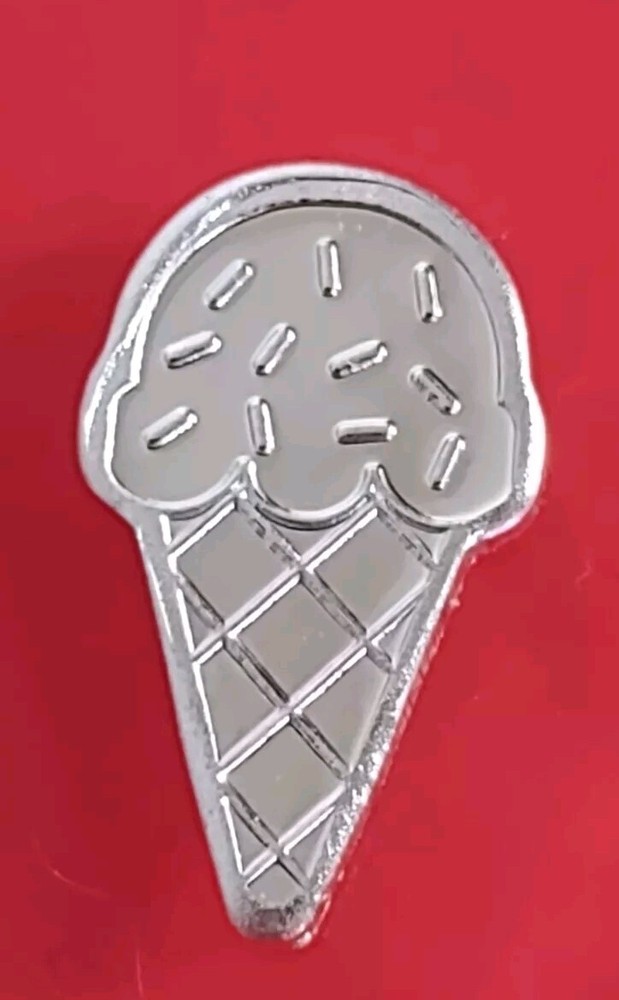 1 - ( Ice Cream Cone Shaped  ) Gram .999 Silver - .999 Fine Silver -  1 Gram