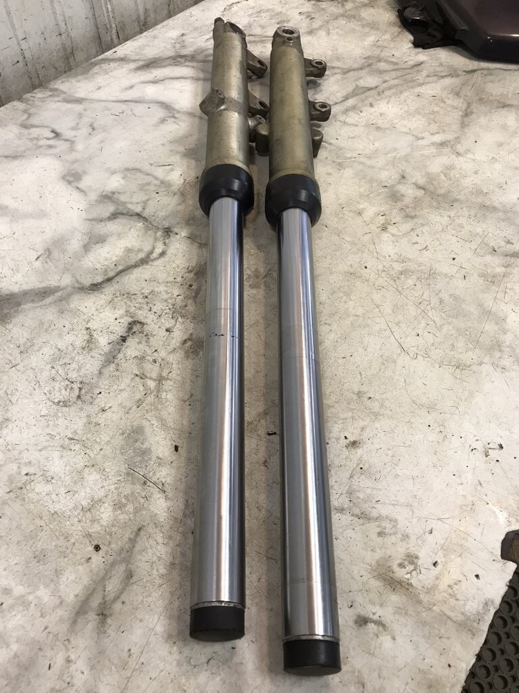86 Yamaha XS650 XS 650 Front Forks Shocks Tubes