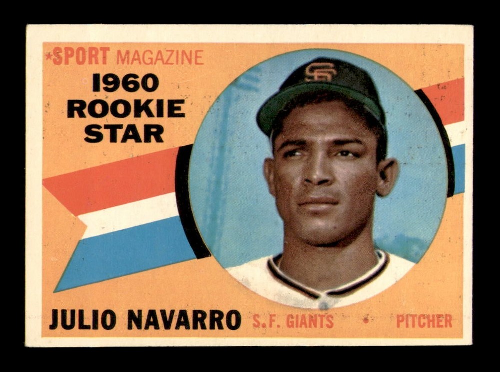 1960 Topps #140 Julio Navarro EX-MINT Baseball Card OBGcards