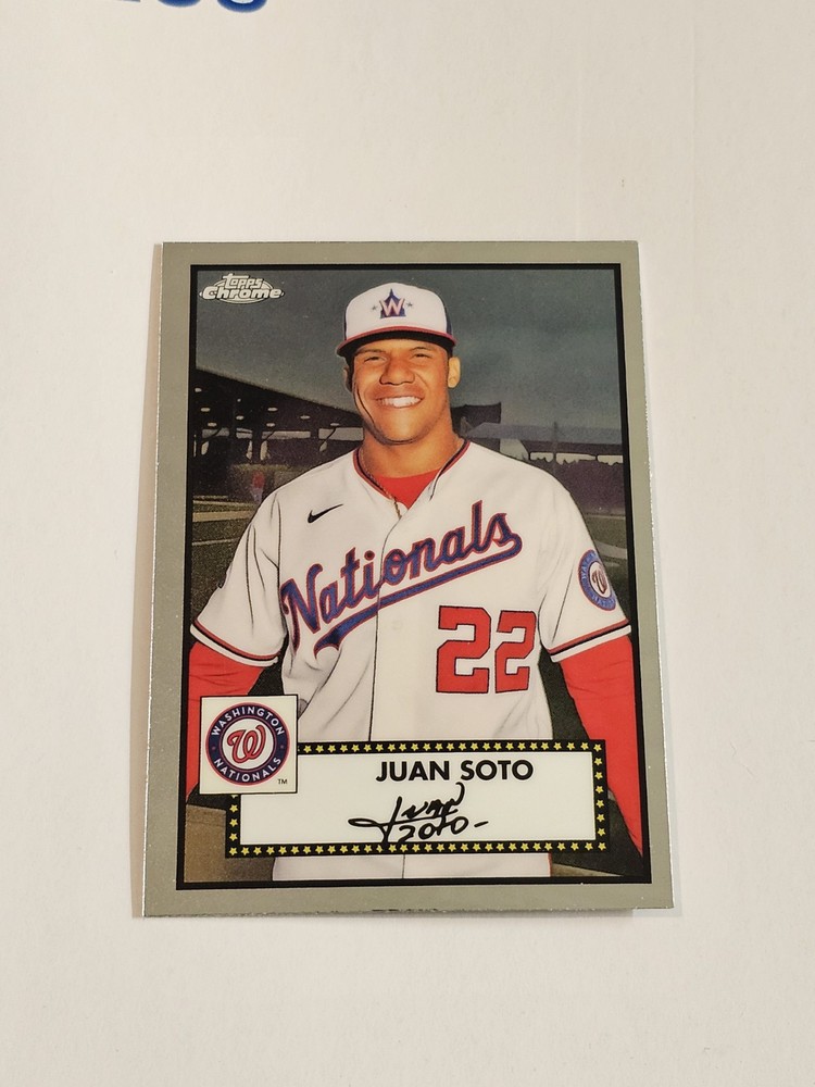 2021 Topps Chrome Platinum Anniversary Juan Soto Card #144 🔥