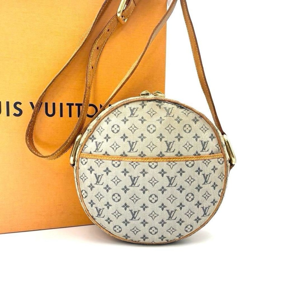 LOUIS VUITTON M92001 Monogram Mini Jeanne GM Crossbody Shoulder Bag Canvas
