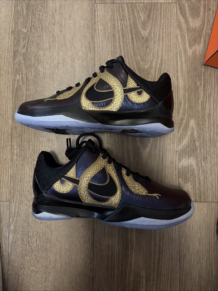 GS Size 2Y Nike Kobe 5 Year Of The Mamba Eggplant  HM3753-500 New With Box