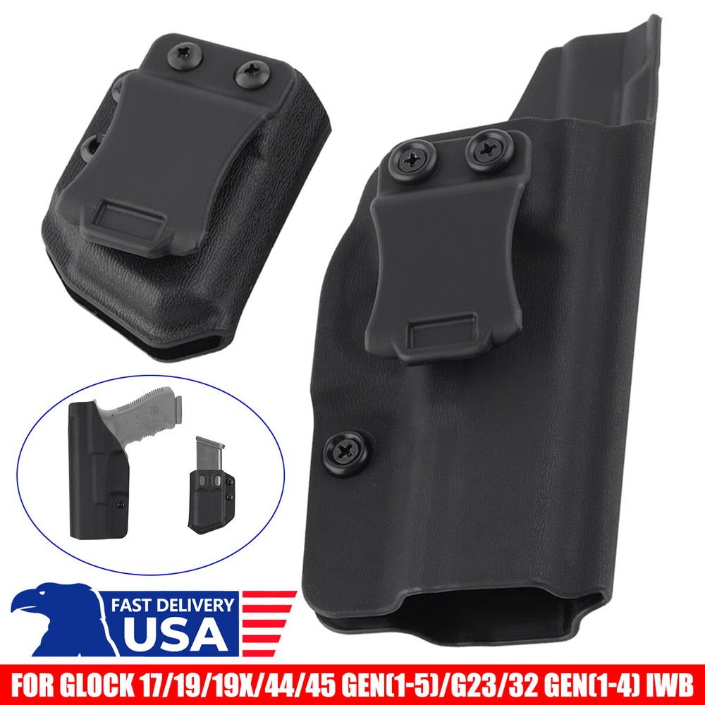 Top-Rated Gun Holster for Glock 17, 19, 19X, 44, 45, G23, 32 – All Gen Compatible
