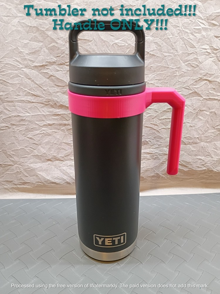 Yeti Rambler 12oz 18oz Insulated Travel Tumbler with Slip-On Lid in Pink