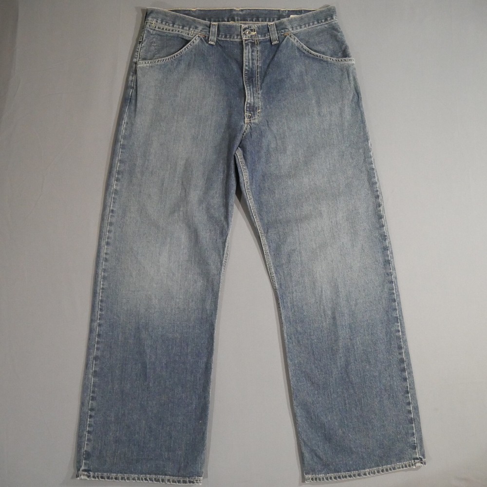 Vtg USA 90s Gap Jeans 38x32 Mens 37 32 Blue Denim Worker Jean Vintage Baggy Fit