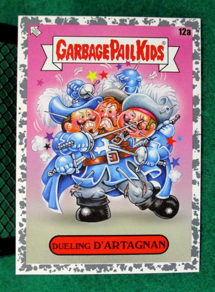 Garbage Pail Kids 2022 Book Worms Dueling DArtagnan 12a Gray 060/199 Topps Trading Card