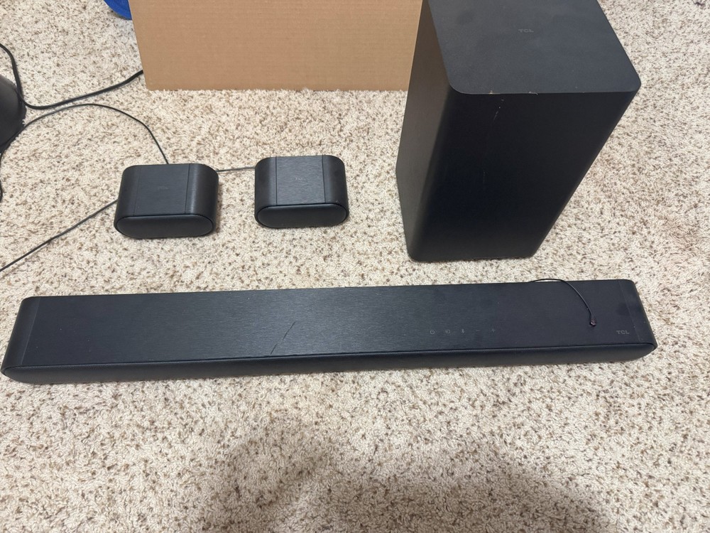 TCL S510W 5.1 Channel Wireless Soundbar System with Rear Speakers and Powerful Subwoofer