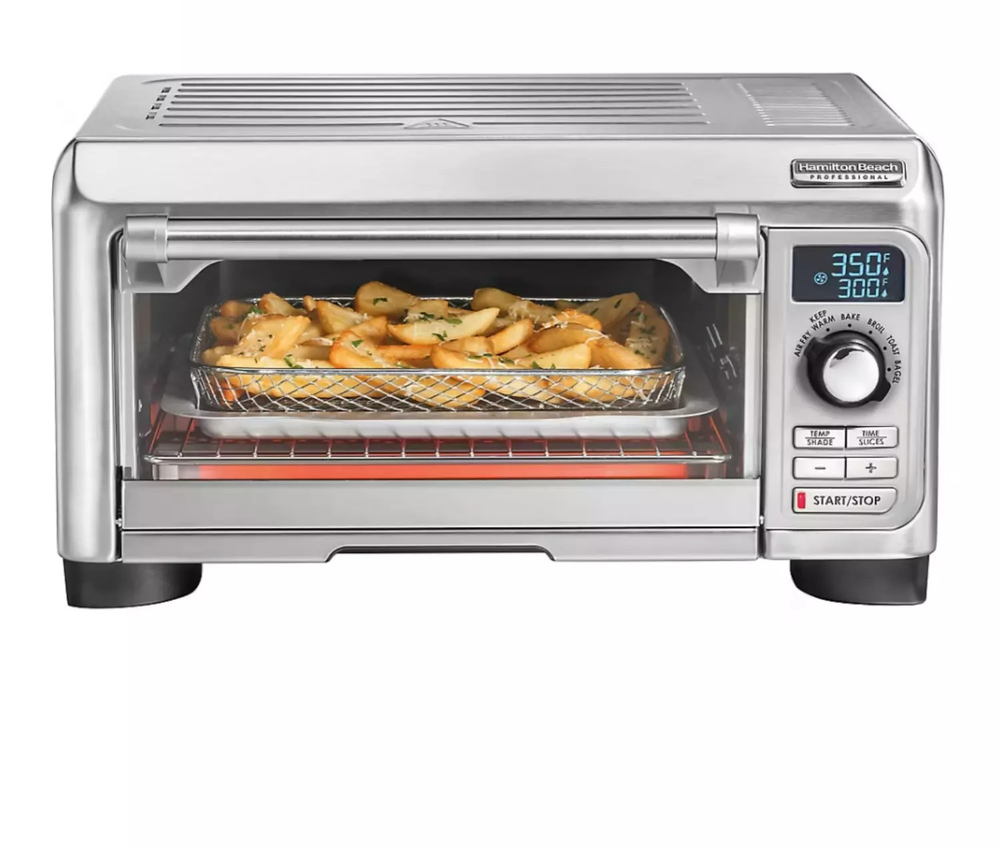 Hamilton Beach Professional 4-Slice Digital Air Fry Toaster Oven- Stainless Stee
