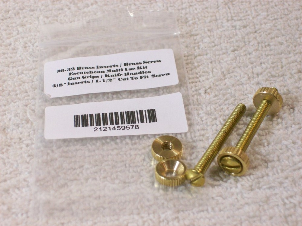 Solid Brass Universal Multi Use Escutcheons Pack of 2 / Grips / Knife / Handles