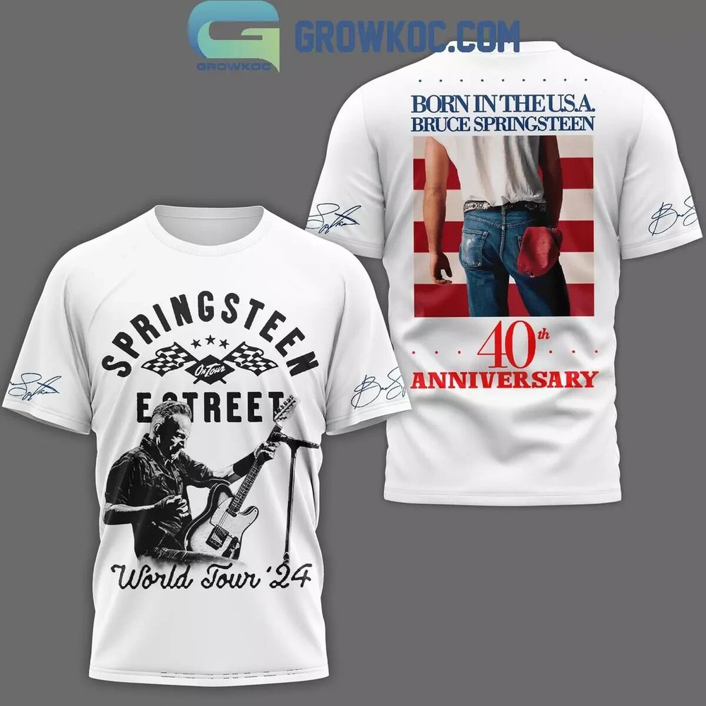 E Street Band And Bruce Springsteen 40th Anniversary 3D T-shirt P66564