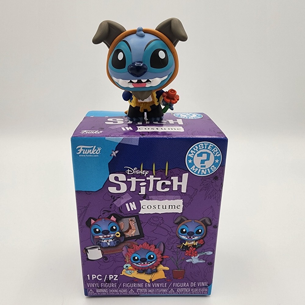 FUNKO Disney Stitch In Costume STITCH AS BEAST Mystery Mini Vinyl Figure 1/6