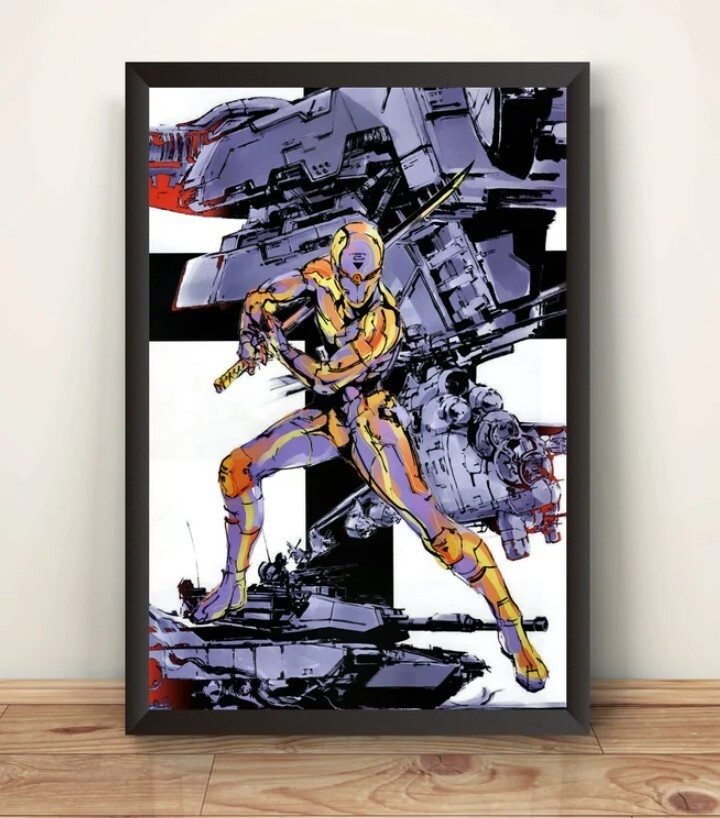 Cyborg Ninja Grayfox MGS Premium Poster