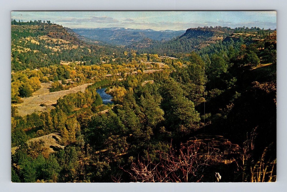 Paradise CA-California, View From The Skyway, Antique, Vintage Souvenir Postcard