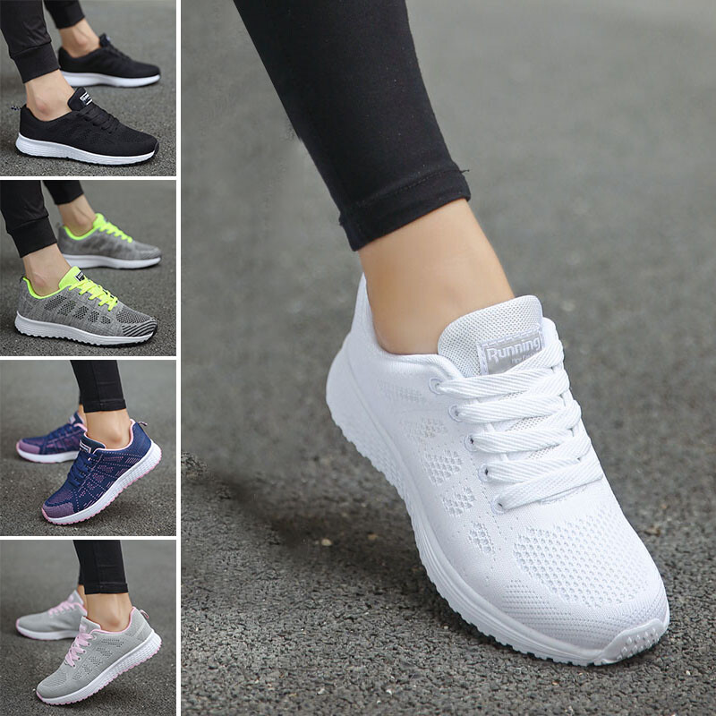 Womens Running Shoes Athletic Sneakers Walking Sports Tennis Gym Casual Trainers