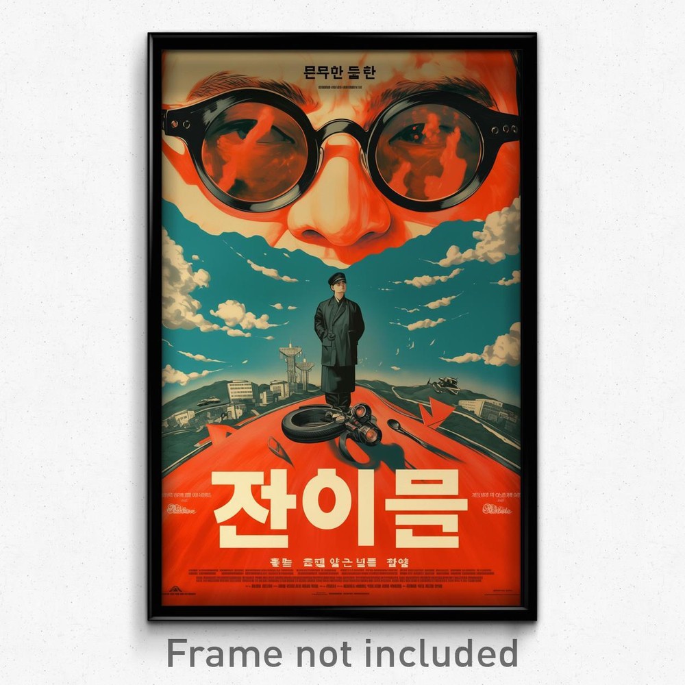 Korean Movie Poster - Mysterious Racetrack (Korea Retro Film Art Print)