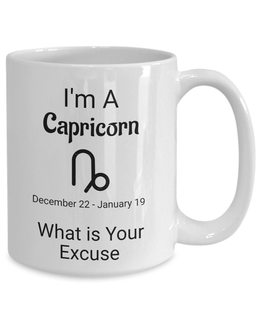 11 Oz Or 15 Oz Coffee Mug Capricorn