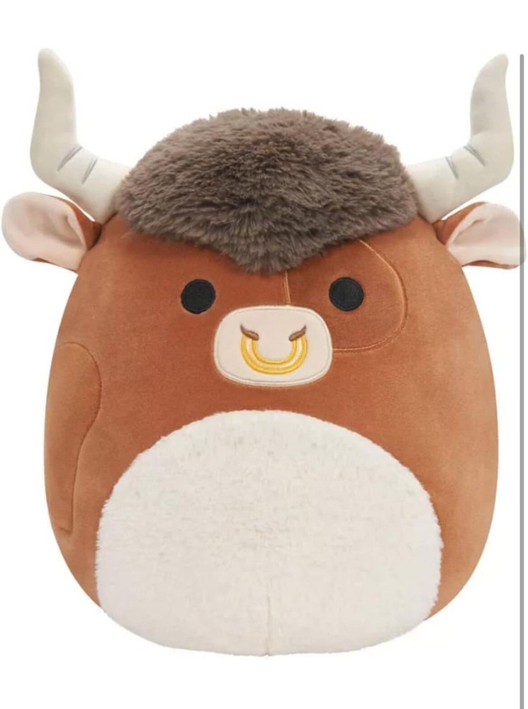 Adorable Bull Squishmallow Soft Plush Toy