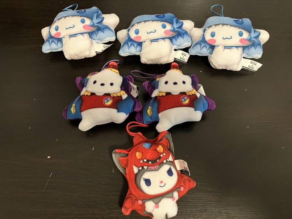 2024 McDonalds Yu-Gi-Oh Hello Kitty X Toy Lot Cinnamoroll Blue Eyes White Dragon