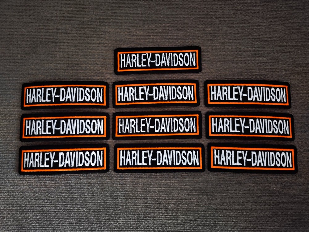 10 pcs Motor H-Davidson Motorcycles Biker Iron on Patch Embroidered Sew#016