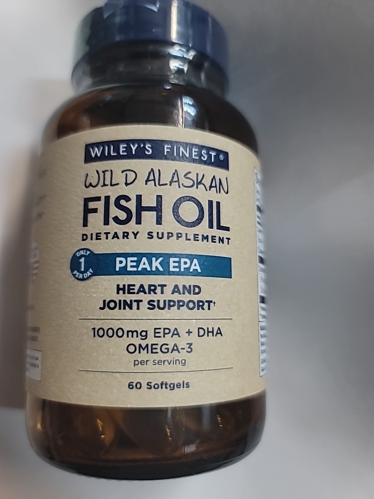 Wileys Finest Premium Vitamin D3 Softgels 60 Count for Optimal Health  