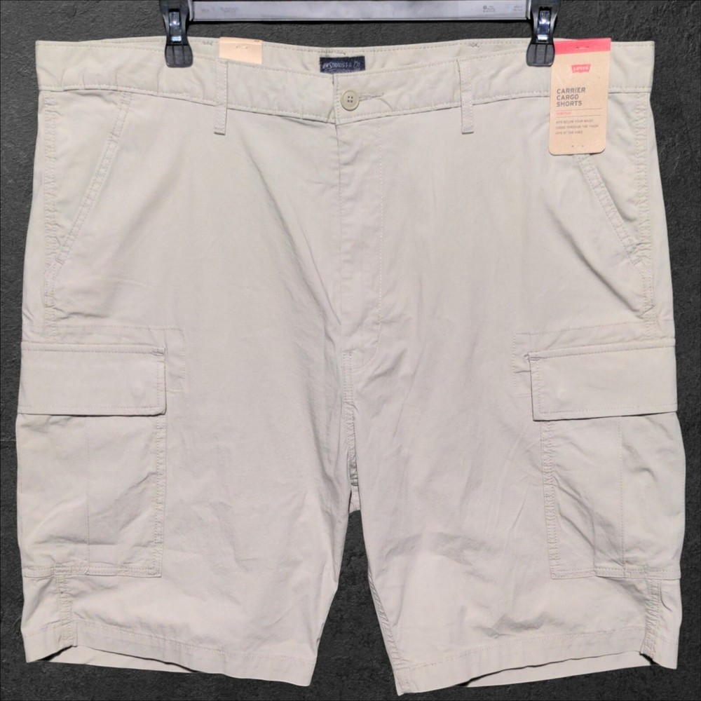 Levi Carrier Cargo Shorts Gray Beige Men's 42