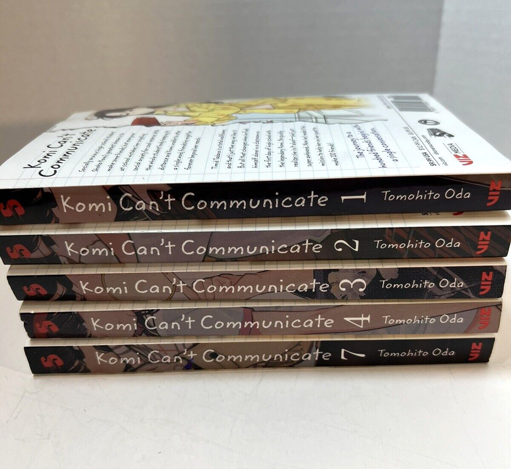 Komi Can't Communicate Vol 1-4, 7: Volume 1, 2, 3, 4, 7 Oda Tomohito - Manga