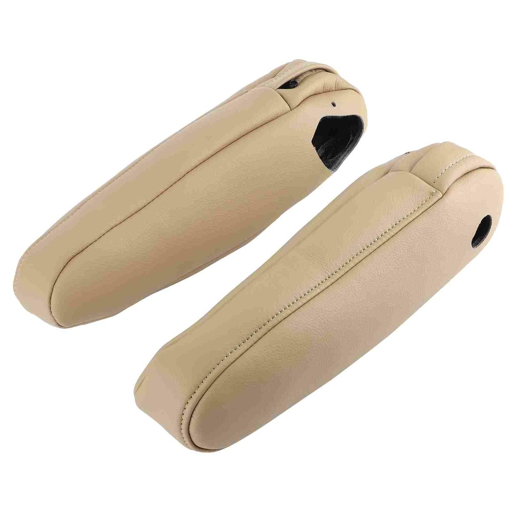 Car for SEAT Armrest Covers Synthetic Leather Beige for SUV 2003 to 2009 2