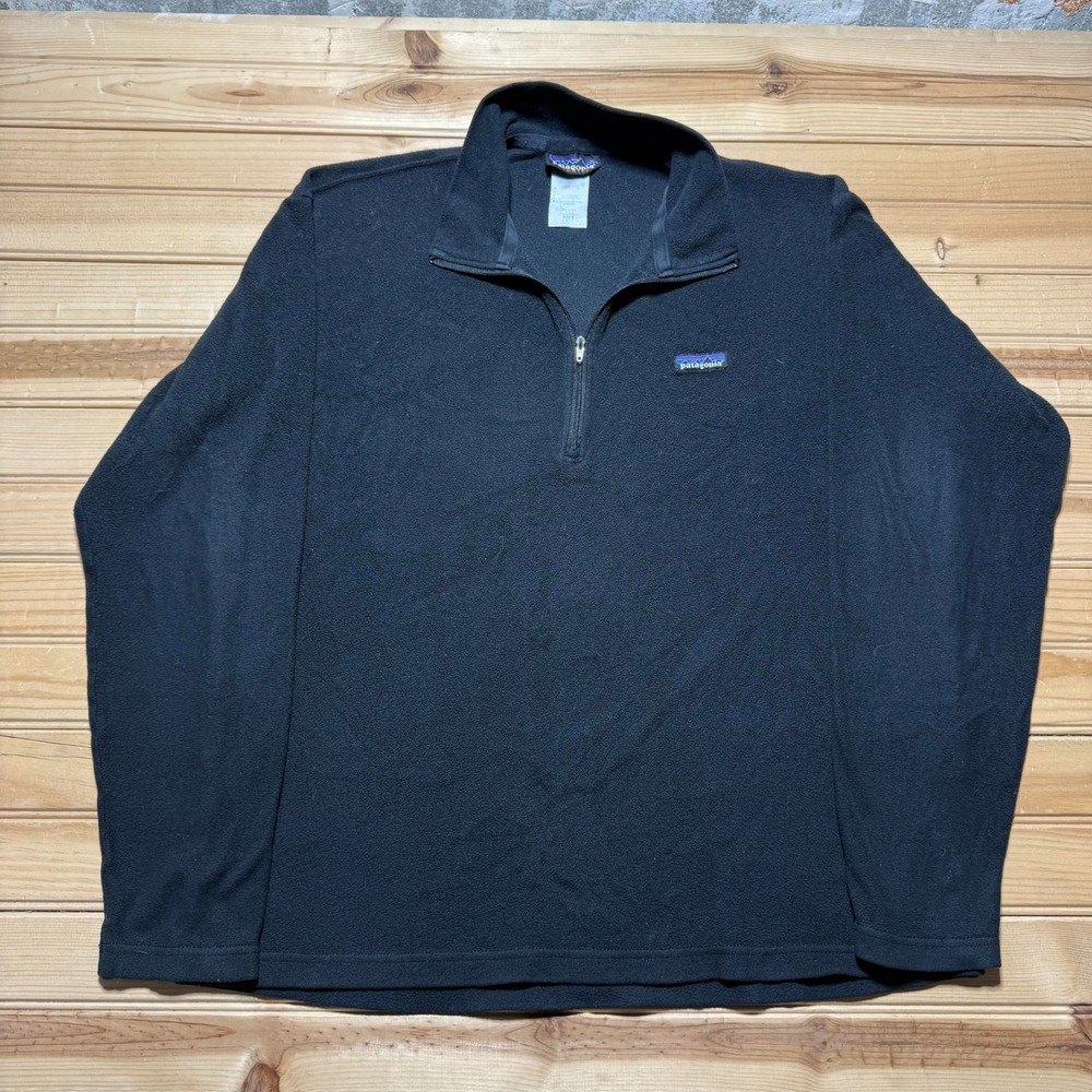 Patagonia Synchilla 1/4 Zip Mock Neck Fleece Pullover Gorpcore Jacket Size Large