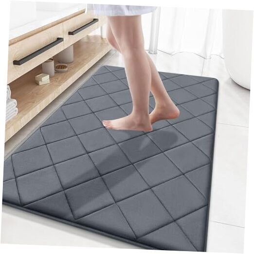 Memory Foam Bath Mat 59x34, Ultra Soft and Absorbent 59