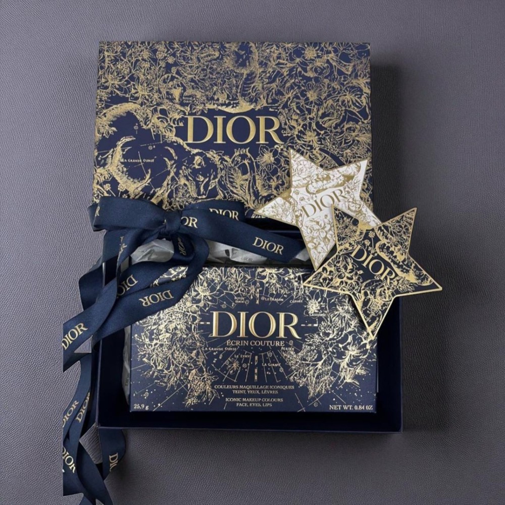Dior Limited Edition Ecru Kraft Tulle Multi-Use Holiday Palette