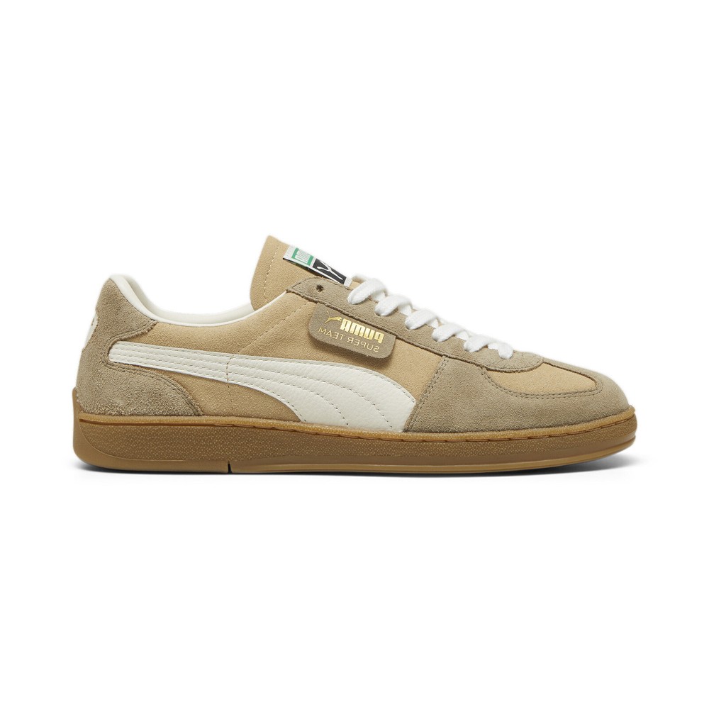 Puma Super Team SD 39852804 Mens Beige Suede Lifestyle Sneakers Shoes