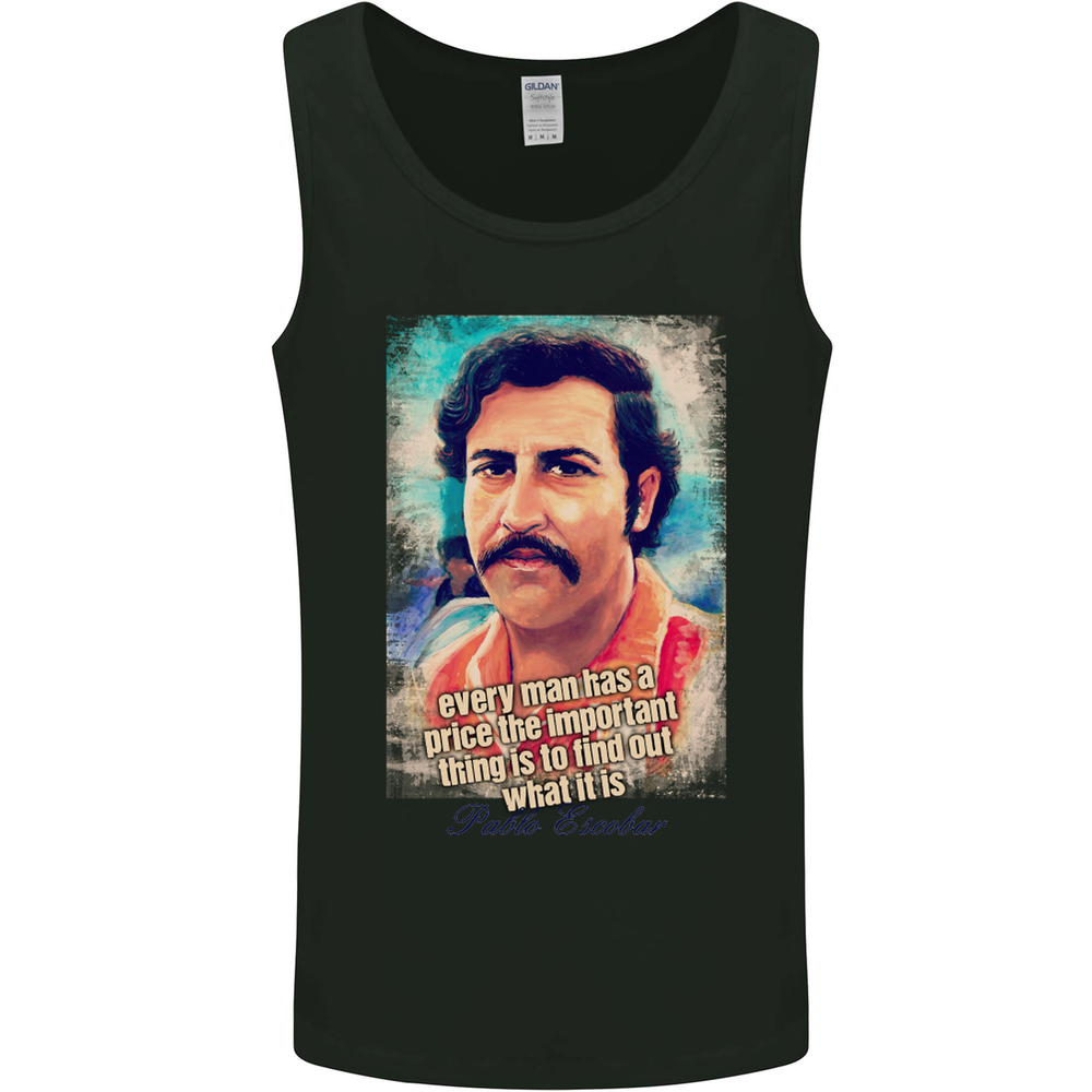 Pablo Escobar Quote Mens Vest Tank Top