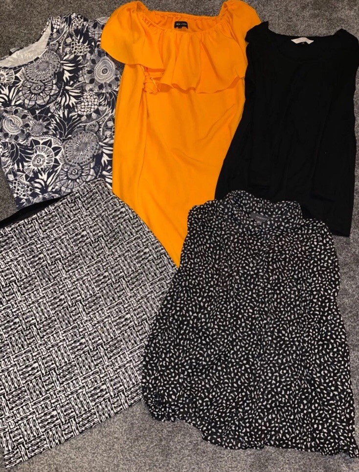 Womens Clothing Bundle Size 12 X 5 Piece Mixed Brands / Styles / Patterns