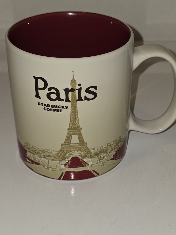 Starbucks Paris 16 oz Coffee Mug Global Icon City Collectors Series 2016 V1