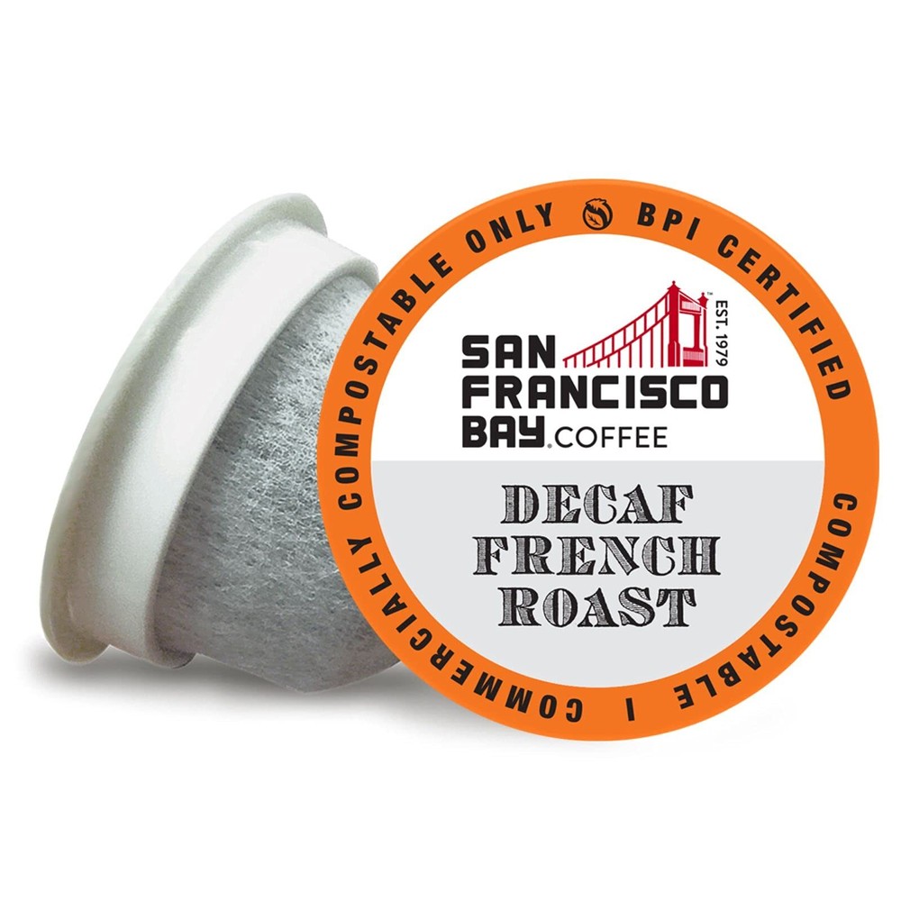 San Francisco Bay Decaf French Roast Coffee Pods 12 Ct K-Cup Compatible