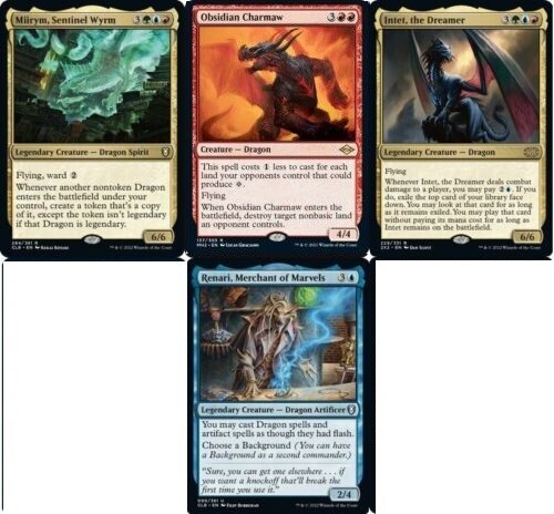 ***Custom Commander Deck*** Miirym, Sentinel Wyrm - Dragons - EDH MTG - NM