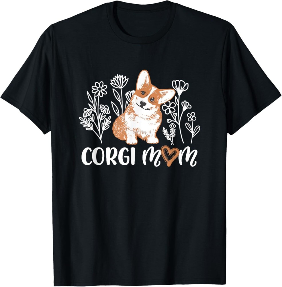 Corgi Dog Love Design Corgi Mom Mum Women T-Shirt Hoodie
