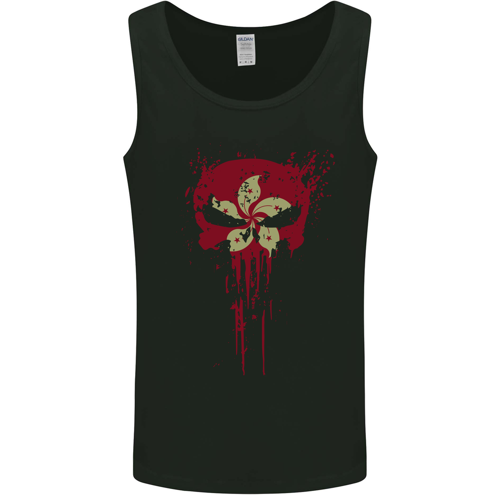 Hong Kong Skull Gym Training Bodybuilding Mens Vest Tank Top