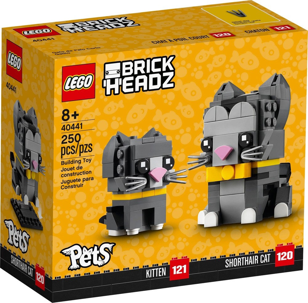 LEGO 40441 BrickHeadz Shorthair Cats Building Kit with Free Shipping
