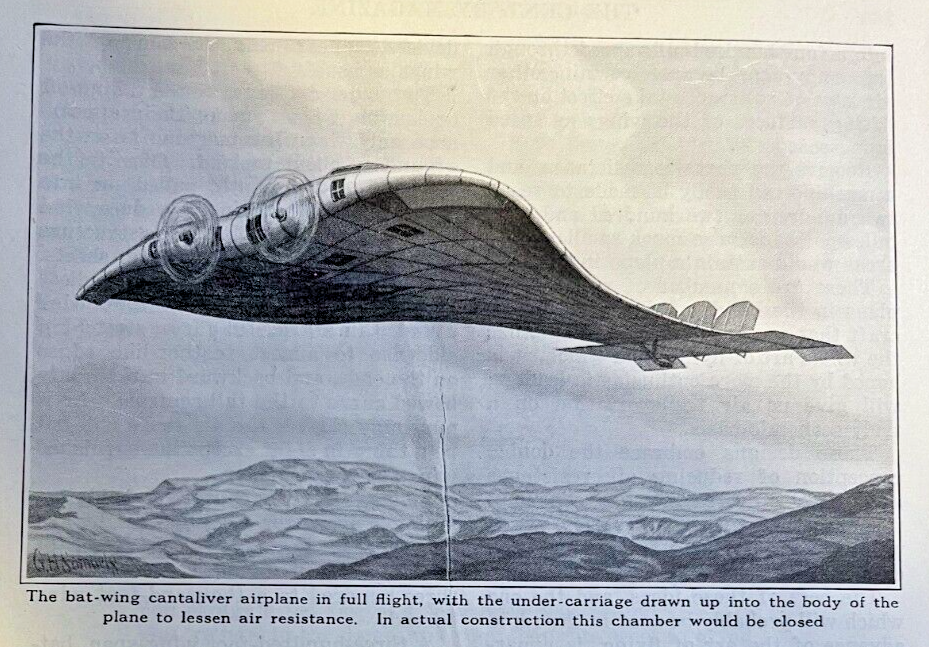 1919 Airplanes Air Travel Possibilities illustrated