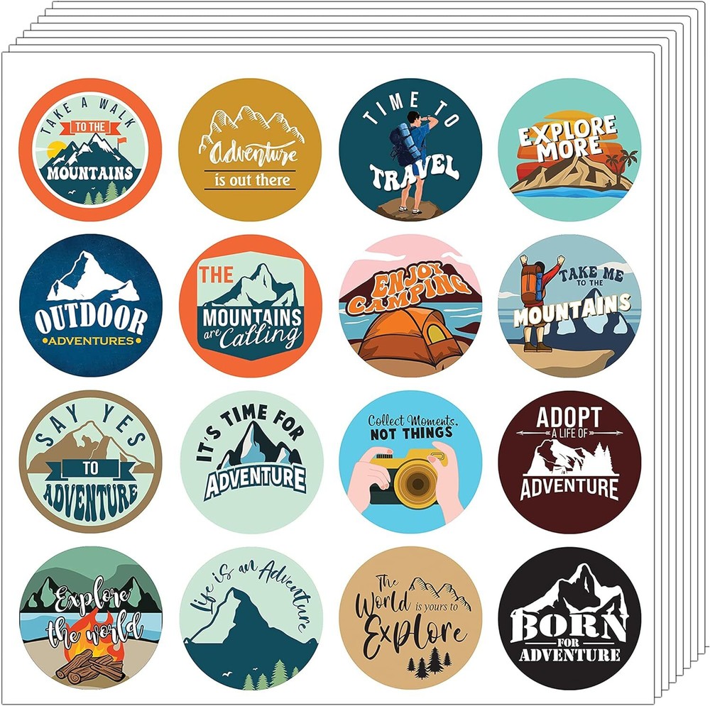 Creative Adventure Sticker Pack – 20 Sets with 16 Unique Designs