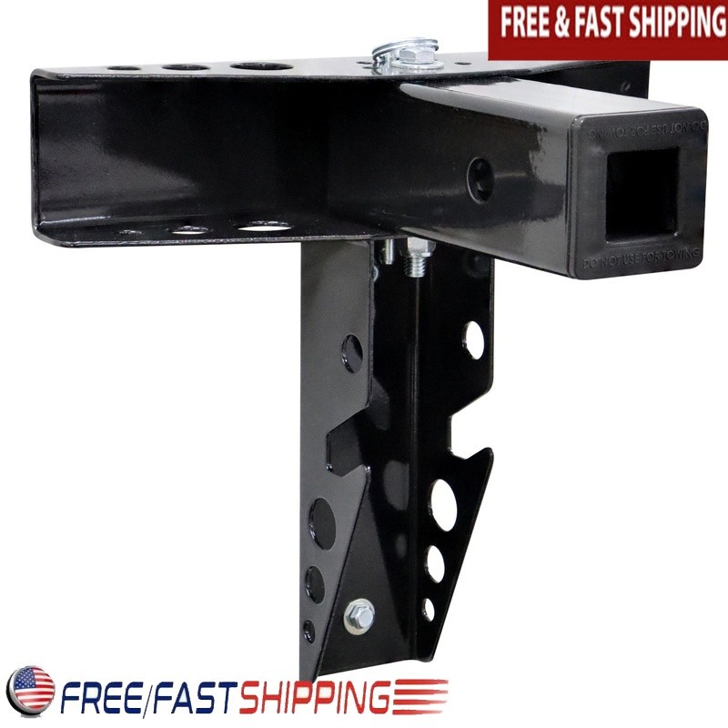 Pivoting Wall-Mount Receiver Rack Bike Racks Cargo Carriers Hitch Accessories US