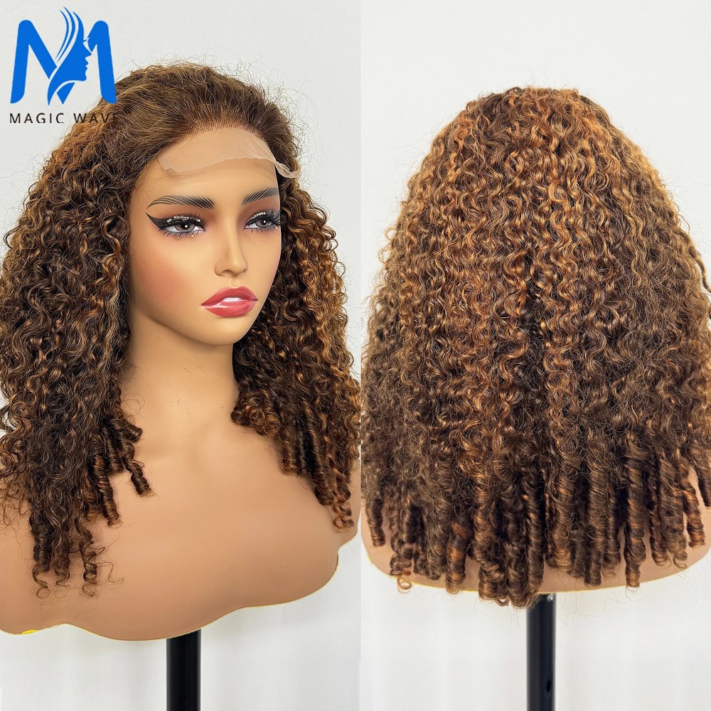 300% Density Burmese 5x5 Glueless Transparent Lace Pixie Wig